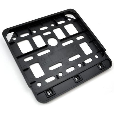 Cadre de plaque d'immatriculation noir pour scooter cyclomoteur AMIO-01169