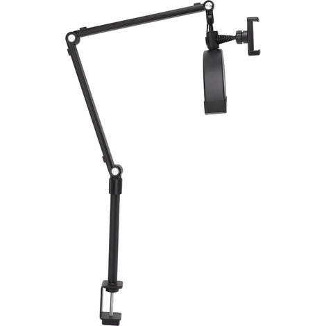 Lampe demi-lune pour les cils, pince de table en C, alimentation USB, luminosité réglable, température de couleur, lampe de beauté LED rotative pour les soins de la peau (1/5)