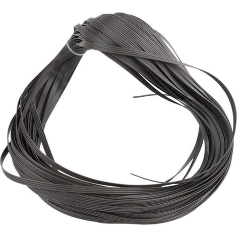 rollo de mimbre plano de 36 m, resistente al agua, para renovar muebles de jardín, sillas, sofás y terrazas - Gris (1/4)
