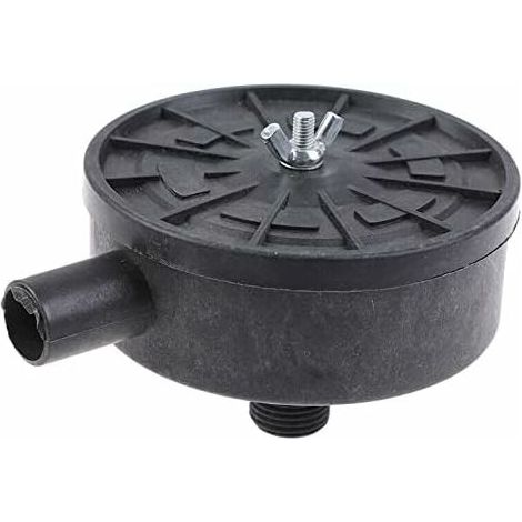 1pcs Silencieux de filtre d'admission de compresseur d'air 20 mm à filetage mâle pour compresseur à piston (Plastique noir)--Lefou (1/5)