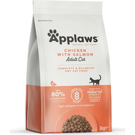 Applaws Katzen Trockenfutter mit Hühnchen & Lachs 2 kg