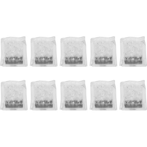 10 mini glaçons à induction LED lumineux pour bars, restaurants, festivals, décorations de karaoké, clignotement rapide et couleurs vives (1/5)