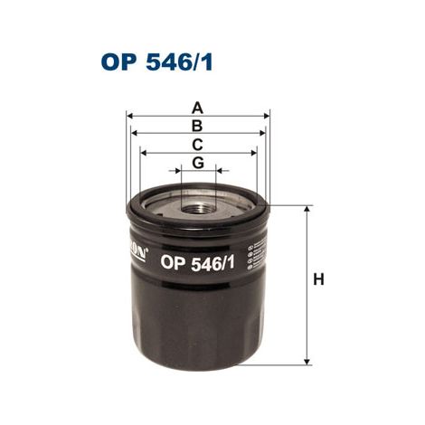 Ölfilter OP546/1 Filtron
