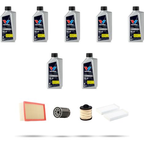 Kit tagliando 4 FILTRI e 7L OLIO compatibile con Citroen Ds5 2.0 BlueHDi 110kw dal 2014 (1/5)