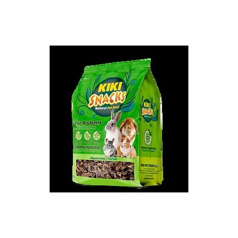Kiki Snack Algarroba Natural Deshidratada – Snack para Roedores - 250 g