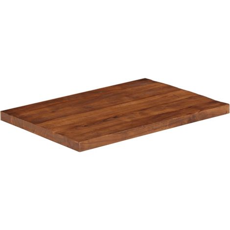 Dessus de table  Dessus de bureau  Plateau de table 90x70x2,5 cm rectangulaire bois massif récupéré