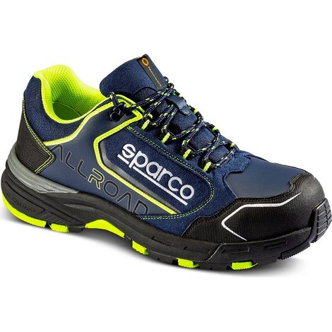 SPARCO SCARPA ALLROAD - Taglia: 46 - Colore: Blu Marine / Giallo Fluo (1/5)