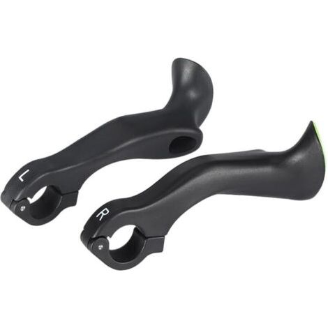 BUNTHAUS Lntyq 1 paire poignées de guidon de vélo, extrémités de guidon en nylon de 22,2 mm, extrémités ergonomiques pour vélo de route et la plupart des vélos (1/5)