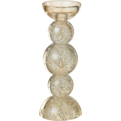 Chandelier Design en Verre "Davis" 26cm Champagne