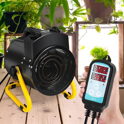 TolleTour chauffage de serre 2000W con protección contra sobrecalentamiento 20-25m² Salon Garage Cave Atelier (1/5)