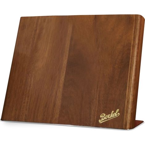 Berkel 8055277796059 Magnet Ceppo Portacoltelli Magnetico in Legno di Acacia Massiccio colore Marrone
