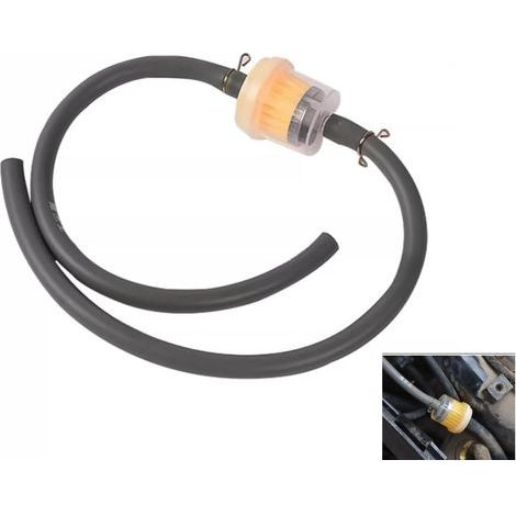 Kit Ligne de Carburant,Comprend 1 Filtrs à Carburant de Serrage,Idéal pour Moteurs monocylindres 110/125/150/175/200 cylindrée,40cm (1/5)
