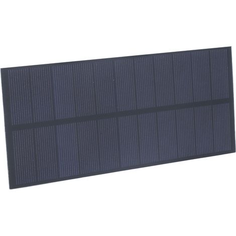 2,5-W-Solarpanel mit 5-V- bis 3,7-V-Akkuladegerät, 188 x 78,5 mm großes Solarladepanel (ohne Aufbewahrungsmöglichkeit) (1/5)