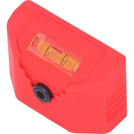 Laser de ligne croix verticale marqueur portable outil mesure niveau multifonction ABS rouge 5mw 625-670nm 2 piles LR44 (1/5)