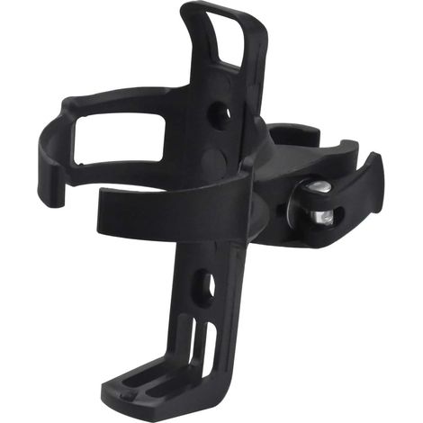 Portaborraccia per bicicletta, portaborraccia per bicicletta, supporto per portaborraccia per bicicletta, bici da strada, mountain bike, bici per bambini, rotazione a 360 gradi, nero (1/5)