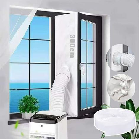300 cm,Fensterdichtung für mobile Klimaanlagen,universelle Fensterdichtung für Klimaanlagen und Wäschetrockner,Klimaanlagenfenster (1/5)