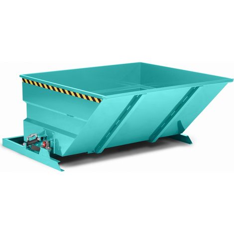 RR Industrietechnik Großraumkipper Typ RGK-300 2220x2380x1045mm 3000dm³ RAL 5018 Türkisblau