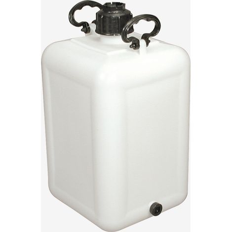Bonbonne 20 L + bouchon vidange - blanc - Gilac