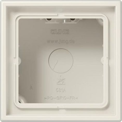 LS CUBE  Scatola superficie 1 elemento bianco avorio JUNG LS581AW