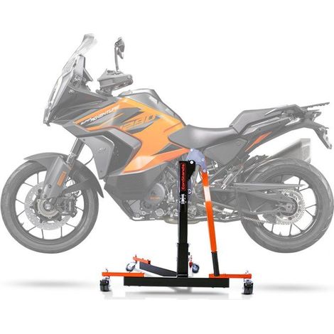 Bequille d'atelier Centrale Power Evo pour KTM 1290 Super Adventure S 21-24 orange