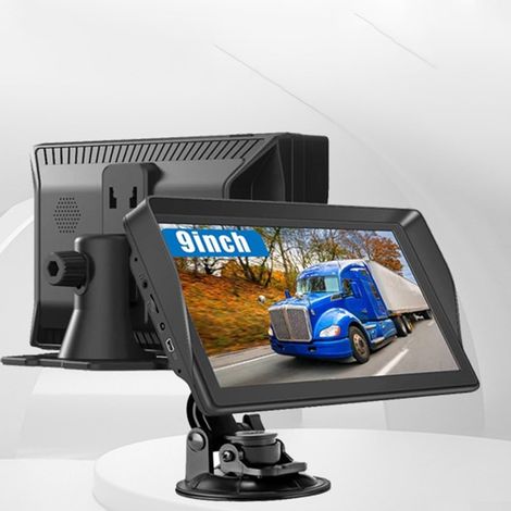 Navigateur GPS portable de 22,9 cm, grand écran, système de recul adapté pour voitures, camions, camping-cars