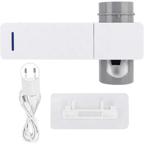 Wandmontierter Zahnbürstenhalter mit multifunktionalem UV-Sterilisator für Badezimmer, Desinfektionsgerät für Mundpflegezubehör, bequeme Wandmontage. (1/5)