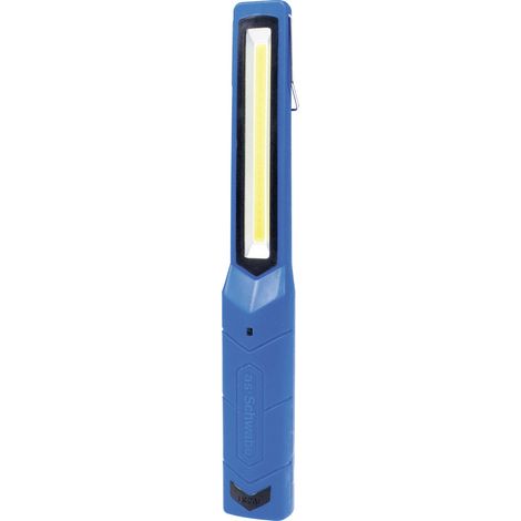 AS Schwabe 42820 Akku LED Stablampe 2 W, 200 Lumen - 6.000 K Tageslicht - Inspektionslampe mit Magne