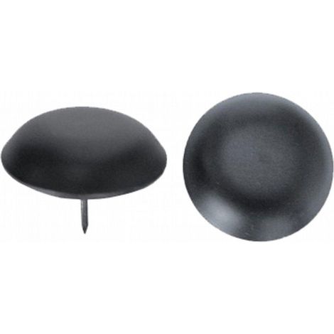 FPLUS clavo forj.redon.35x30mm.73735 , Clavo para puertas decorativo en negro forja.