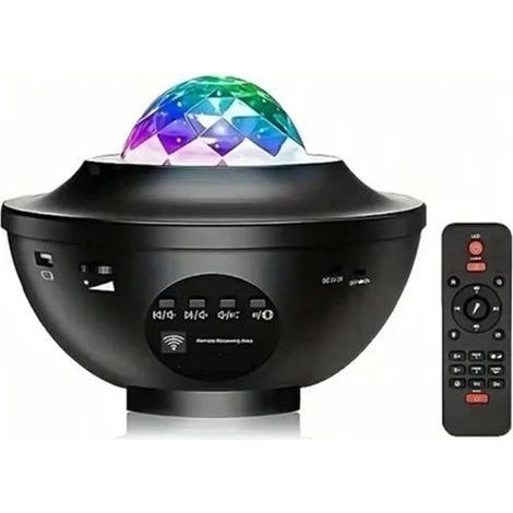 Projecteur LED De Galaxie Étoilée, Veilleuse, Cadeau For Enfant, Lecteur Musique USB Bluetooth, Lampe Nuit Colorée Projection Haute DéFinition (1/5)