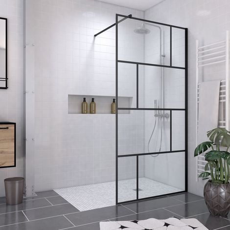 Pack Parete doccia 100x195 cm + PIATTO DOCCIA PIASTRELLABILE 90x140 RITAGLIABILE - PILETTA VERTICALE