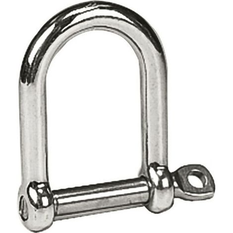 Manille inox large - - 6 mm - Manille inox large - - 6 mm - Manille inox large - - 6 mm (1/2)