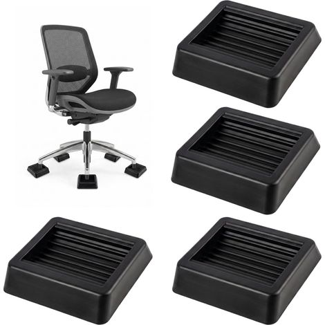 4 Pièces Patins Antidérapants, Dessous de Chaise, Protection de Meubles, Protège Efficacement Tous Les Types de Sols Contre Les Rayures, pour Les Canapés, Les Lits Et Divers Meubles D'intérieur (1/5)