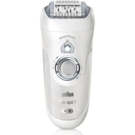 Braun Silk-épil 7 SE7-000 Epilatore Wet & Dry Corpo Testina Larga 2 Velocità Argento