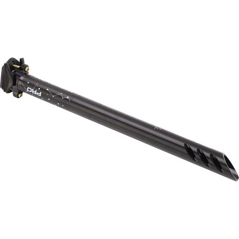 Tige de selle vélo double rail antidérapant graduation précise CNC aluminium alliage route VTT noir 30.8mm (1/5)