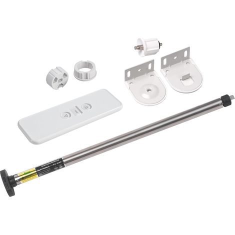 Moteurs de store enrouleur avec batterie interne au lithium rechargeable de RF 433 compatible avec tube de 25 mm, convertissent les stores existants en stores automatisés (1/5)