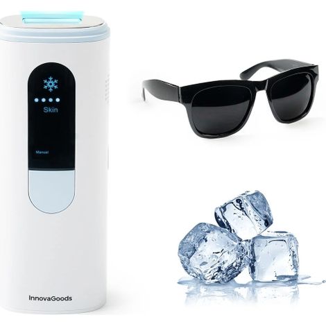 Depiladora de Luz Pulsada con Función FrÃo y Accesorios Kulepil InnovaGoods. Diseñada para ofrecer una experiencia de depilación eficaz, segura e