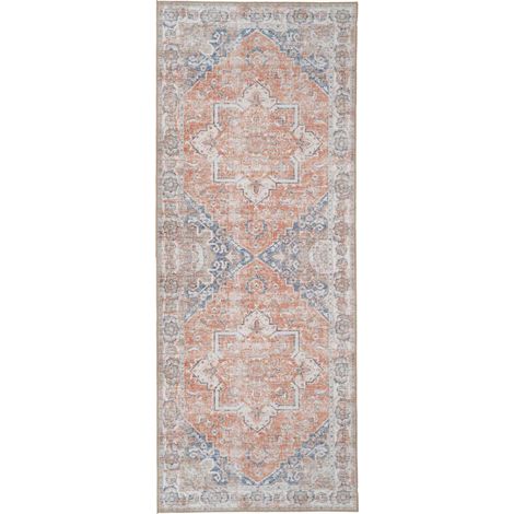Tapis vintage en chenille - 80x200cm - HAVANA VIII (1/4)
