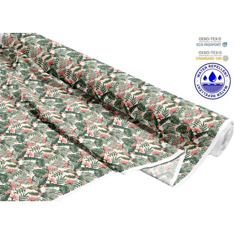 TESSUTI DECORATIVI PER ESTERNI OXFORD - Motivo foglie esotiche I DR037 (1/5)