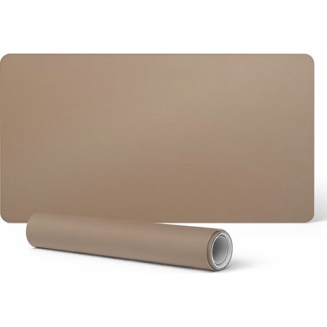 Alfombrilla de escritorio para dise帽adores gr谩ficos y dise帽adores, marr贸n claro, 90x45 cm