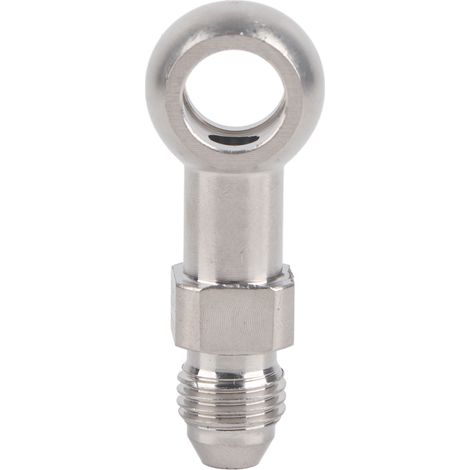 Ortviai Raccord banjo en acier inoxydable 304 AN4 pour boulon banjo M10 – 10 mm, argent