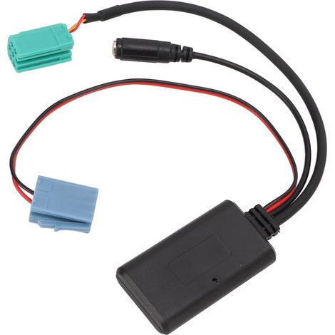 Module Bluetooth Voiture sans Fil Adaptateur Audio AUX avec Microphone pour Autoradio Lecteur CD (1/5)