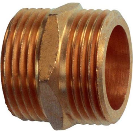 Cornat FLOR92760 - Raccordo a innesto rapido con filettatura esterna, in ottone, 1 1/4"
