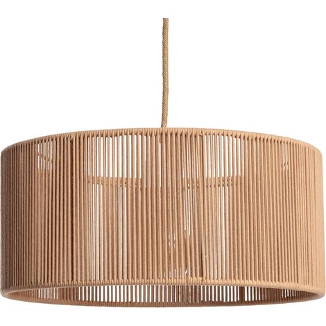 sweeek - Indoor-Pendelleuchte mit Hanf Ø 40 cm