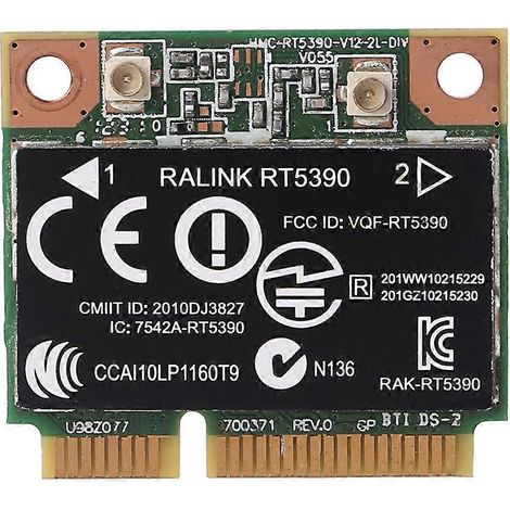 RT5390 Half Mini PCIe WLAN-Karte SPS 670691-001 für RaLink HP436 CQ45 G4 4340S 4445s SPS 691415-001