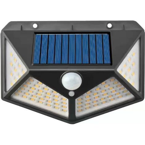 Applique Solaire Avec Détecteur De Mouvement Ip65 350lm 3000k - Digilamp (1/4)