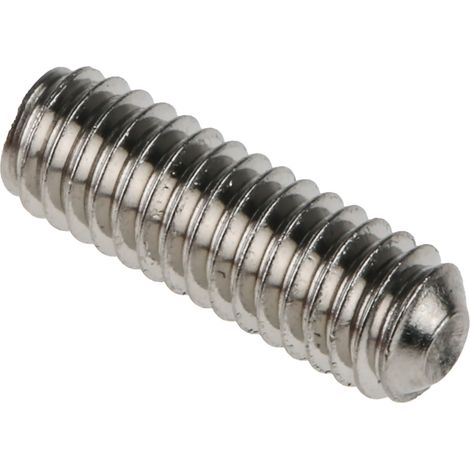 Vis sans tête, M4 x 12mm, tête Jeu de douilles hexagonales, en Acier Inoxydable Vis sans tête A2 304 ( Prix pour Sachet de 50 )