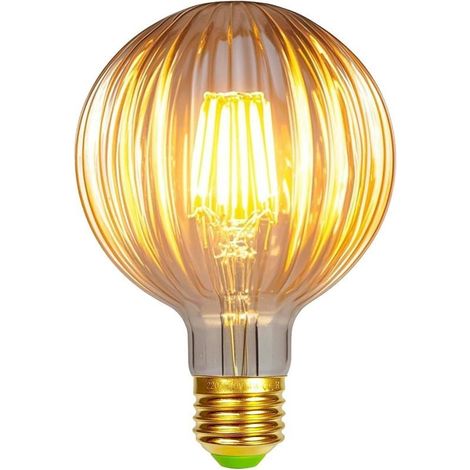 4W Ampoules Led Ampoule Vintage Led Filament Edison Ampoule Non Dimmable Spécialité Ampoules Décoratives 220 E27 Chaleur Glow (Pastèque Dorée) (1/5)