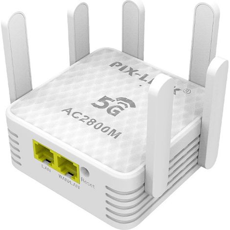 Amplificateur de signal sans fil à 6 antennes, amplificateur Wi-Fi 300 Mbit/s, extension de réseau Wi-Fi sans fil (1/4)