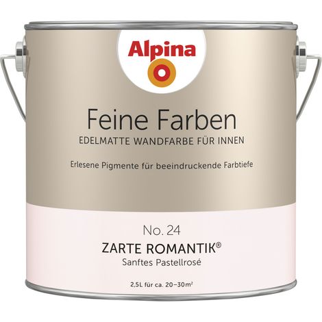 Alpina Feine Farbe No 24 2,5 l Sanftes Pastellrosé Zarte Romantik