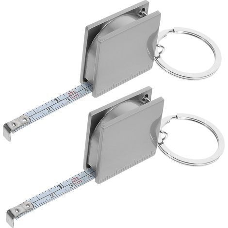 2 mini mètres ruban, rétractable, métal, 1m, pour bricolage (1/5)